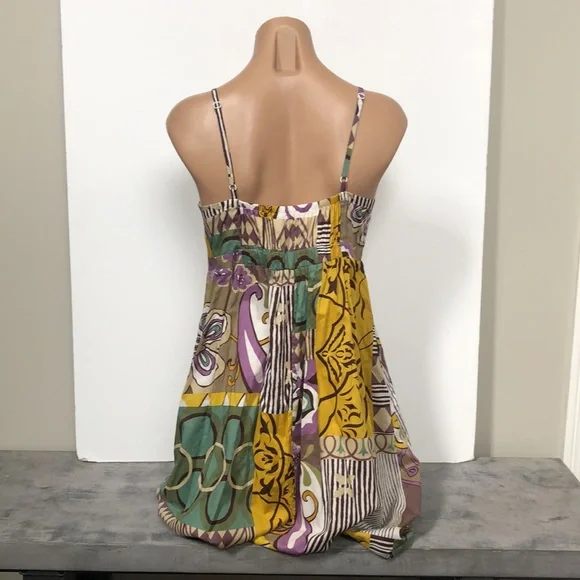 CABi Floral Patterned Beaded Summer Dress size 8 EUC ! - Picture 10 of 12